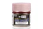 A 10ml jar of Mr. Hobby Super Metallic 2 Super Pink Gold paint with a pink screw-top lid against a white background.