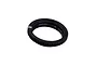 A single black threaded RC shock collar with a knurled outer edge, isolated on a white background.