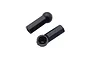 Two black RC Maker 4.3mm short ball cups shown from different angles against a white background.