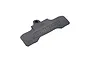 A black RC Maker rear bumper spare part for RC cars, featuring a molded logo on a white background.