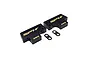 RC Maker Brass 32g Front Bulkhead Balance Weights 2Pcs - Black RCM-SP-5020-F