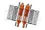 GPM Aluminium Rear Shocks 2Pcs - Orange SLA102R-OR-OR