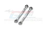 Two silver GPM Racing metal steering links for RC cars, shown against a white background with a faint GPM logo watermark.