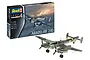 A Revell 1/72 scale Arado AR 240 model kit box next to a fully assembled and painted model of the Arado AR 240 aircraft.
