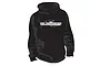 A black Element RC pullover hoodie with a white and green Element RC logo on the chest, shown in a flat graphic illustration style.