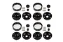 Element RC 1.9" Steelie Black Rims 4Pcs  42328